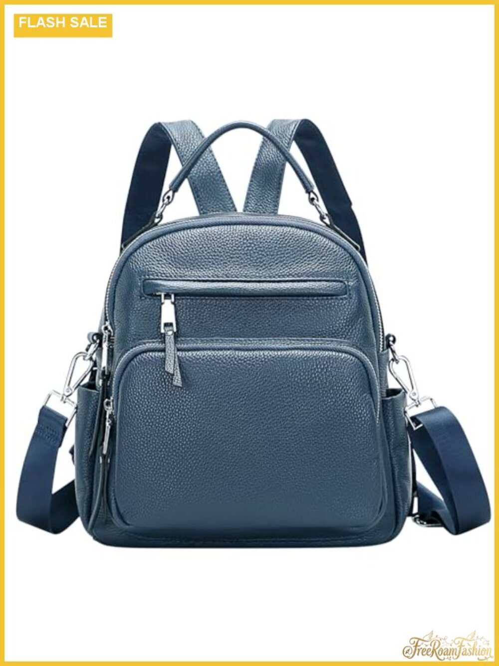 Genuine Leather Backpack Purse for Women Convertible Casual Daypack